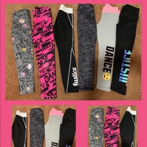 Justice Active Leggings size 7